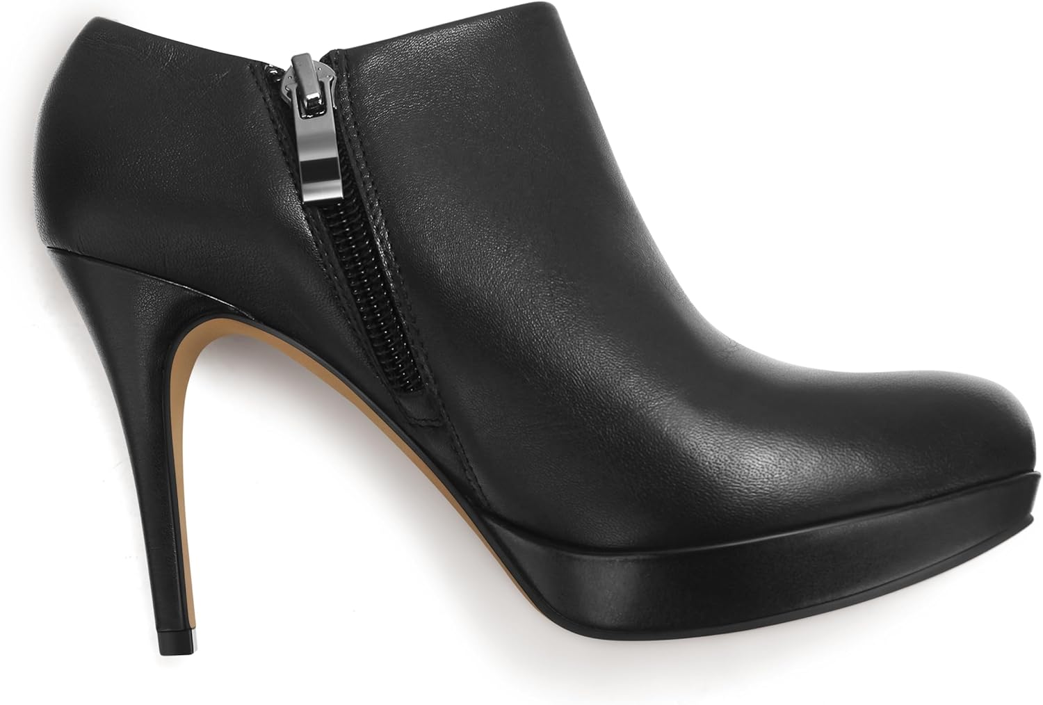 Women's Platform Booties Stiletto Ankle Boots High Heel Booties Winter Dress Shoes - Image 6