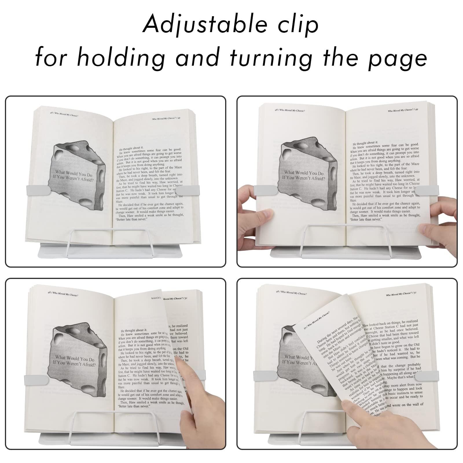 BCOATH Fuchs Leseständer - Metall Buchhalter Für Kochbücher & Schulmaterial