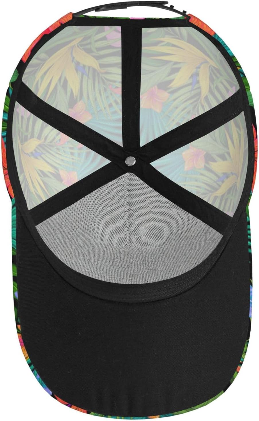 Hawaii Tropical Flower Baseball Cap Workout Hats with Adjustable Strap for Men & Women Dad Hat Snapback Hat - Image 7