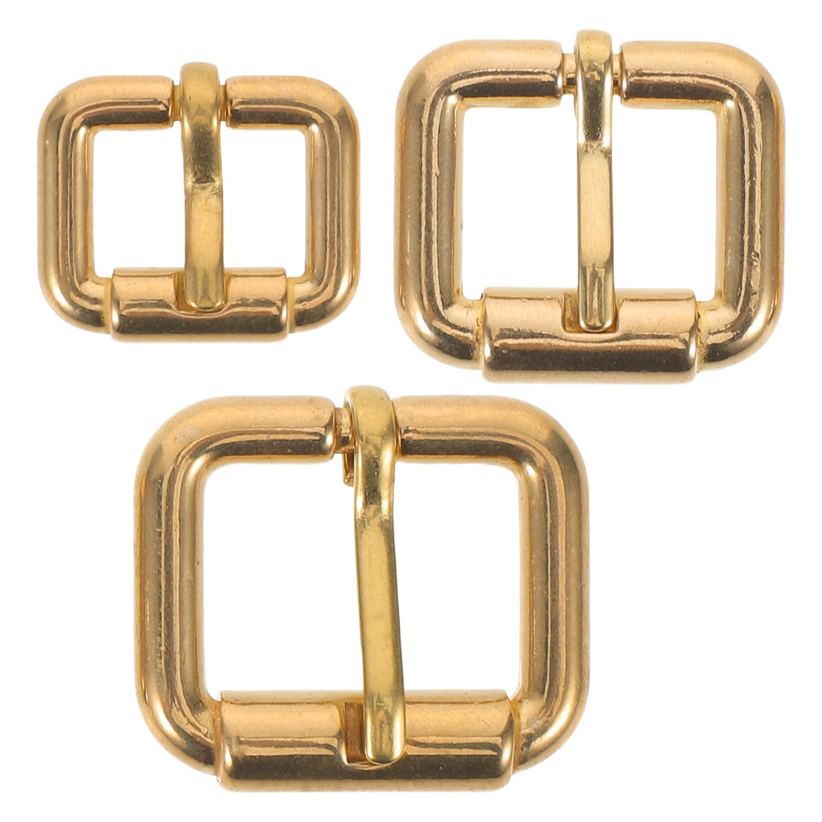 NUOBESTY Fibbie a rullo con punta singola da 3 pezzi per cintura di borsa - Fibbie di ricambio in metallo per artigianato fai da te, cinghie per borse, accessori per la riparazione di borse