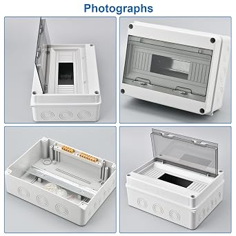 Fuse Box Surface-Mounted Distributor IP65-1 Row 12 Modules