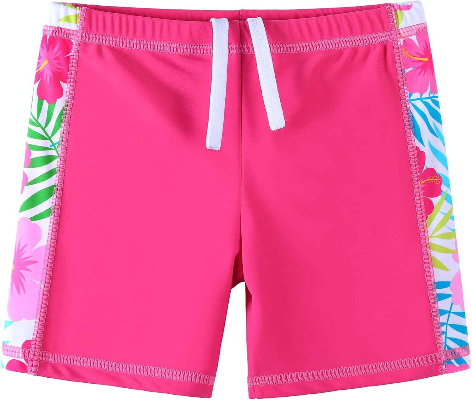 Girls Two Piece Swimsuit Floral UPF 50+ Rash Guard Set Kids Beach Swimwear - Image 3