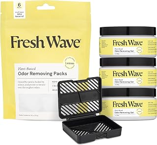 Lemon Odor Removing Gel & Packs Bundle: 3-Pack 7 oz. Gels & Packs + Pod Combo