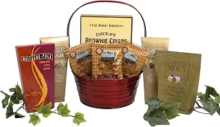 The Classy Gourmet Gift Box: Brownie Crisps, Roca Candies, Coffee Mix, Pecan Candies, Elegant Treats, Handcrafted in the USA