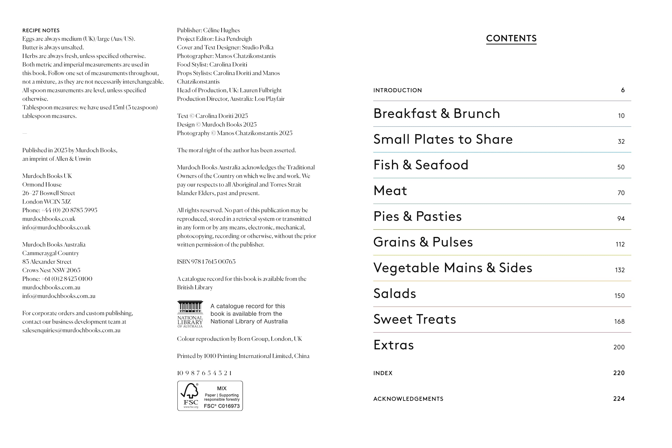 The Greek Islands Cookbook : Simple sun-kissed recipes