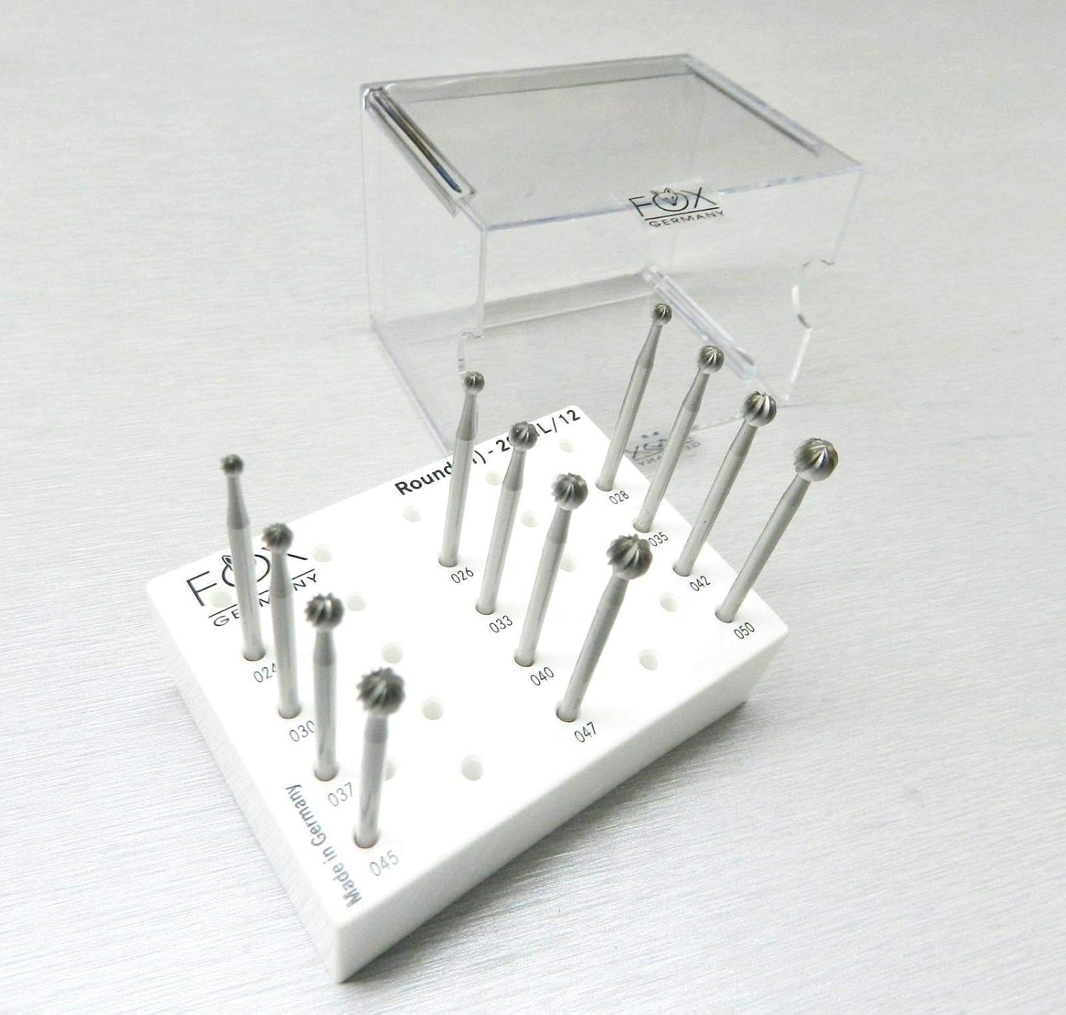 Jewelry Making Burs Round Ball Shape Large Set Jewelers Fig1 024-050 Fox Germany
