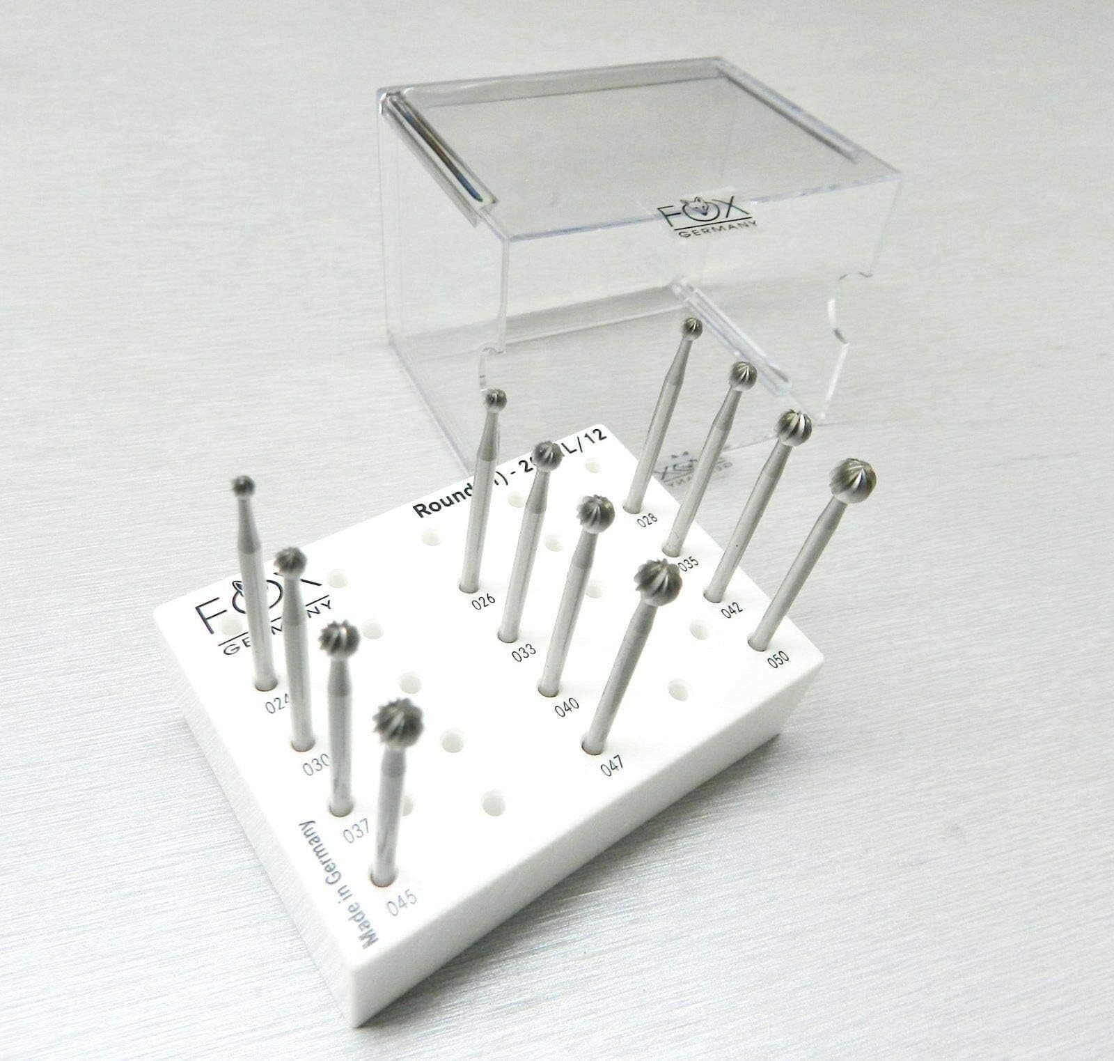 Jewelry Making Burs Round Ball Shape Large Set Jewelers Fig1 024-050 Fox Germany