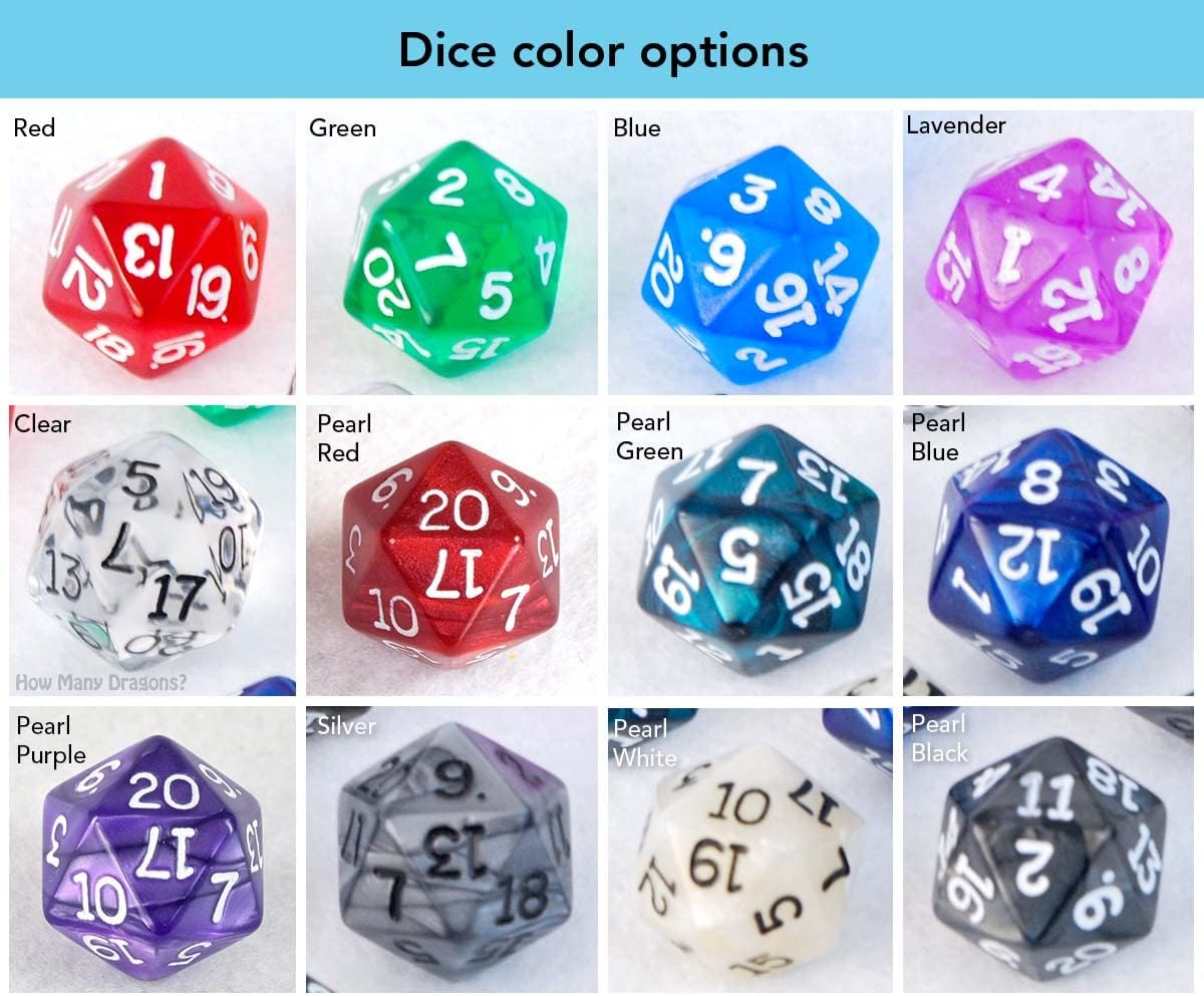 Design Your Own D20 Dragon Pendant, Custom Dice Dragon Necklace