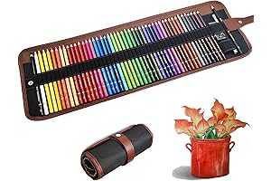 Heshengping 48 Color Colored Drawing Sketching Pencils Art Supplies