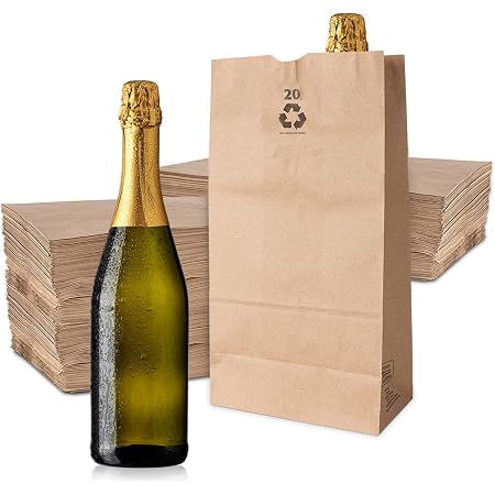 Lot De 50 Sacs En Papier Kraft 52 Lb - Dimensions 10"x14" - Réutilisables, Biodégradables - Neuf