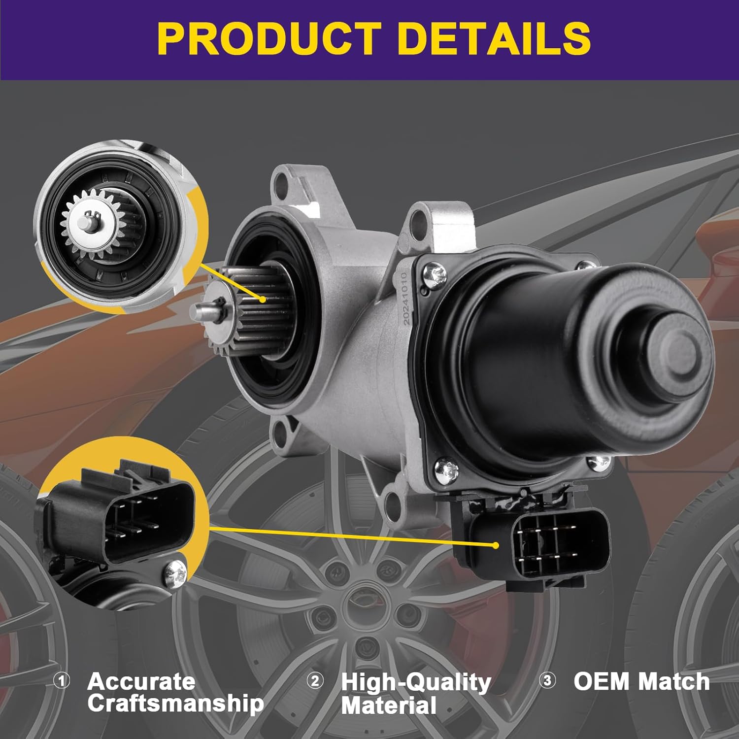 Transfer Case Shift Motor Actuator 600-899 for Chevy Silverado Tahoe Suburban Avalanche Colorado & GMC Sierra Yukon Canyon – Compatible with Cadillac Escalade ESV – Replaces 19258696 23369032 84109212