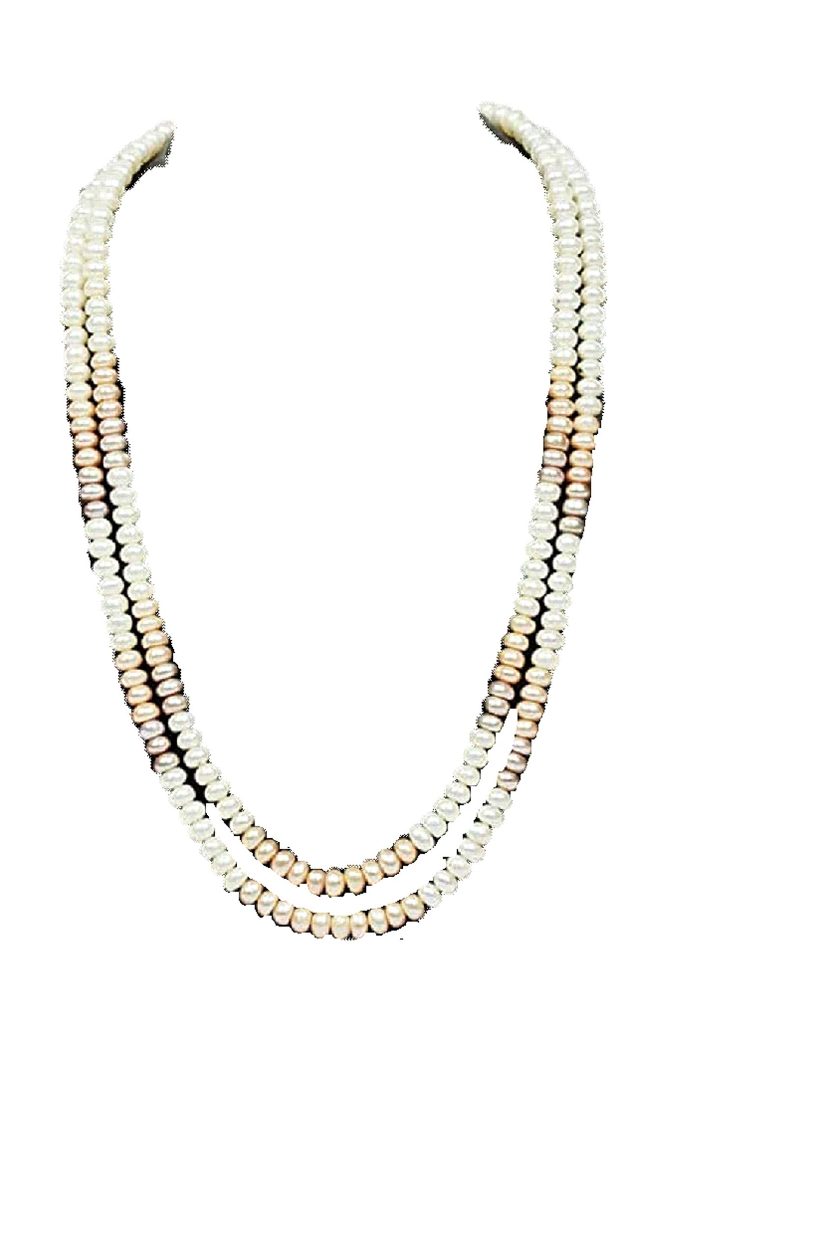 SapelsORIGINAL PEARL NECKLACE WITH TWO LAYERED FOR WOMEN