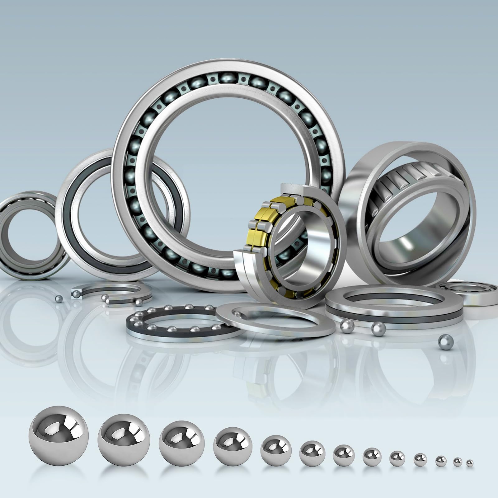 600 Sfere In Acciaio Inox Per Cuscinetti - 13 Misure Da 2 A 10 Mm - Per Bici, Motori E Meccanica - Foto 6