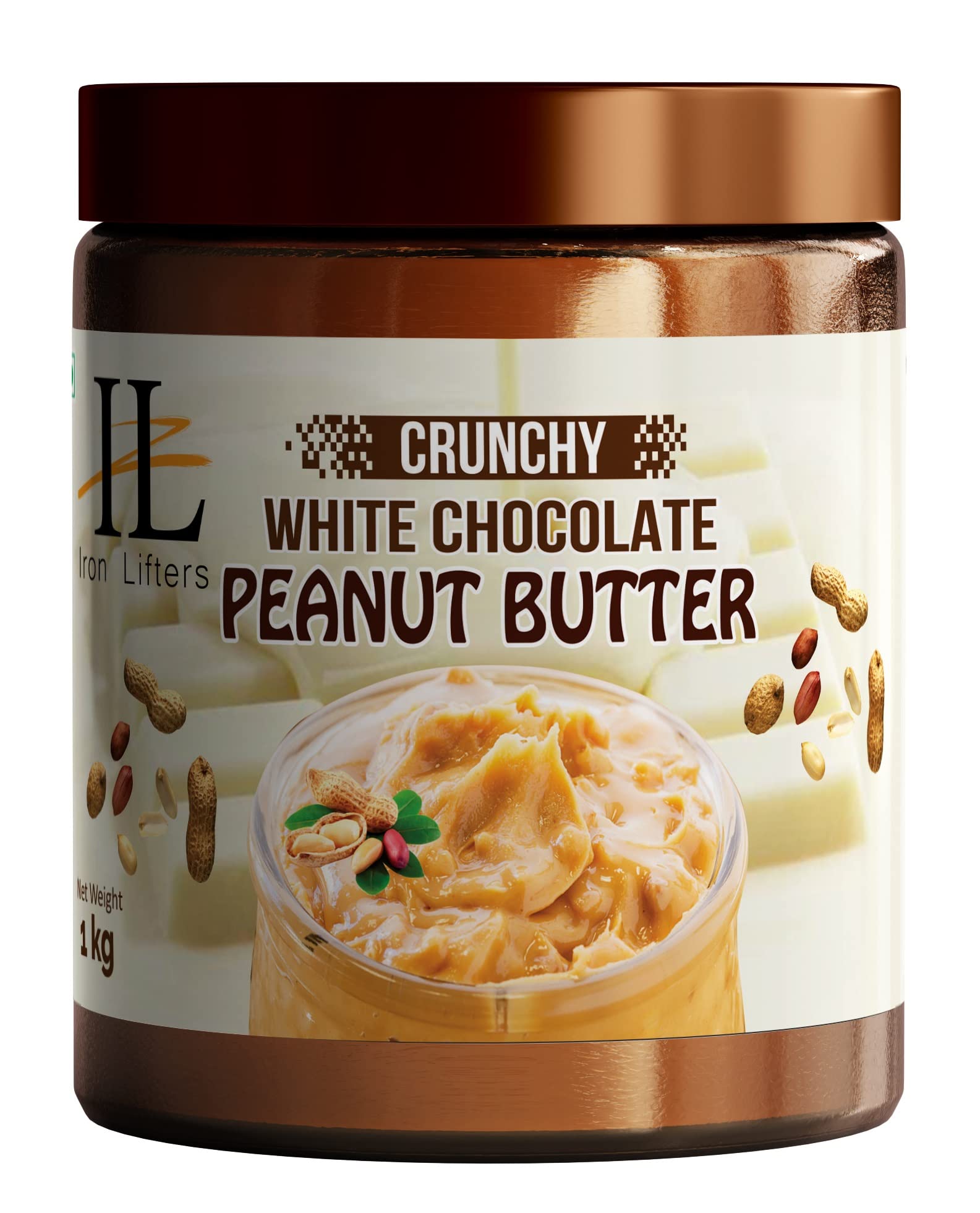 Buy IRON LIFTERS High Protein Roasted Peanuts Butter Super Crunchy with