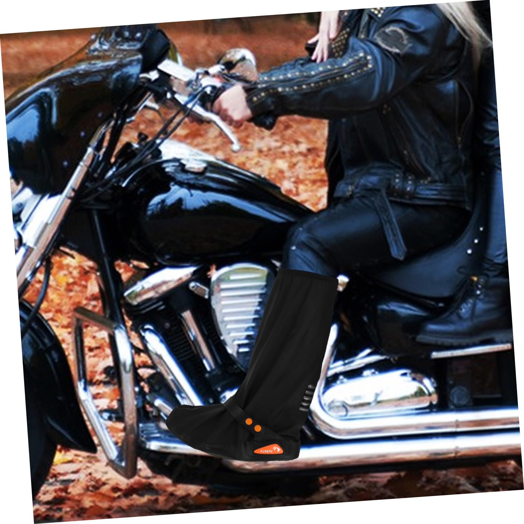 Copriscarpe Impermeabili Riutilizzabili in PVC con Suola Antiscivolo Copriscarpe a Tubo per Moto Ciclismo e attività Outdoor Protezione Resistente e Leggera per Uomo e Donna