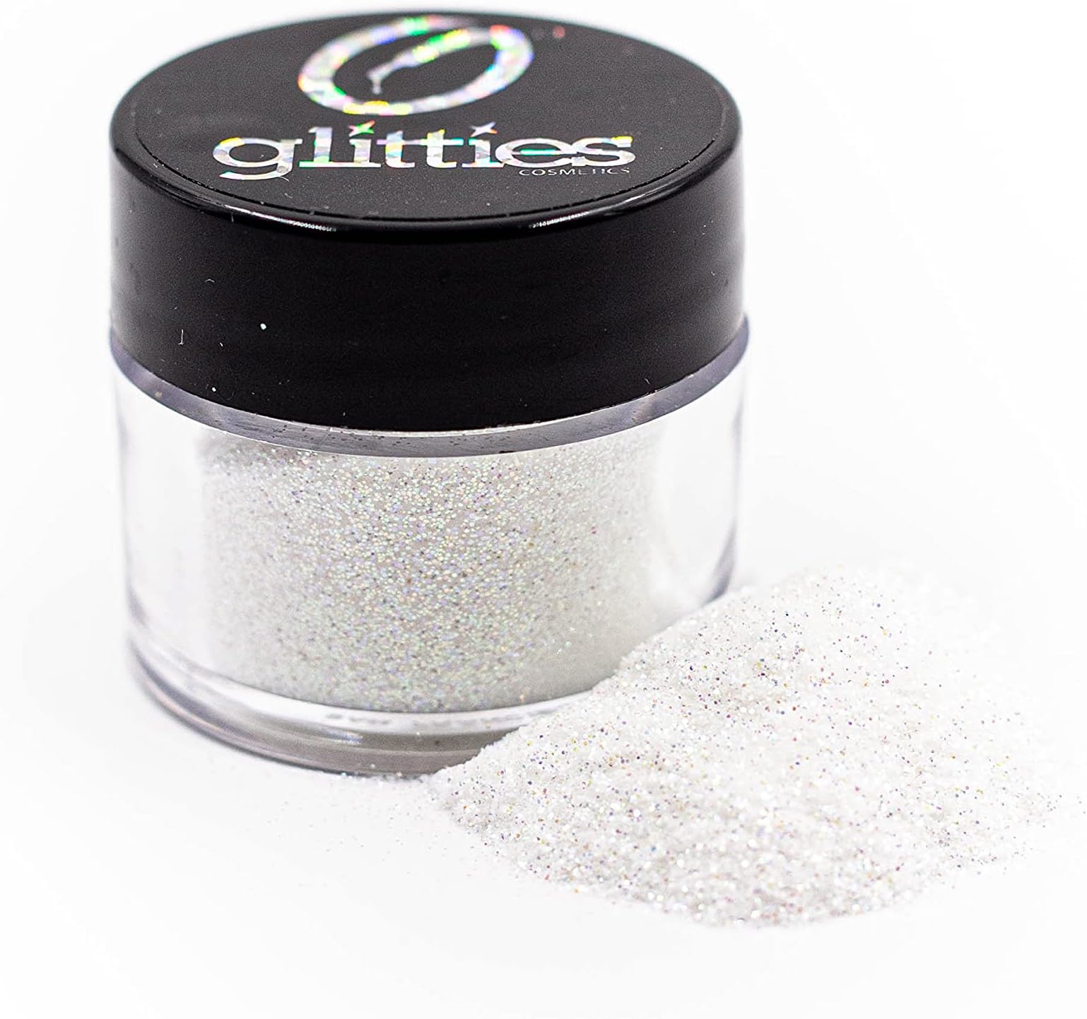 GLITTIES - ICY Mint - Cosmetic Grade Extra Fine (.006") Loose Glitter Powder Safe for Skin! Perfect for Makeup, Body Tattoos, Face, Hair, Lips, Soap, Lotion, Nail Art - (10 Gram Jar)