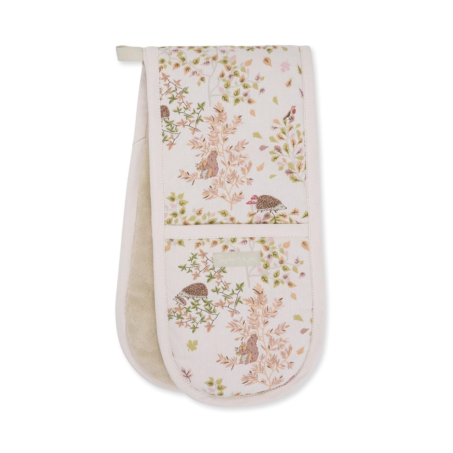 Sophie Allport Brown Woodland Friends Double Oven Glove