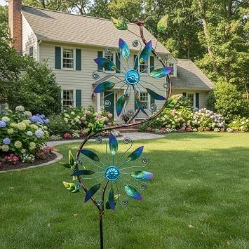 Wind Spinner for Yard and Garden Windmill Outdoor Metal Kinetic