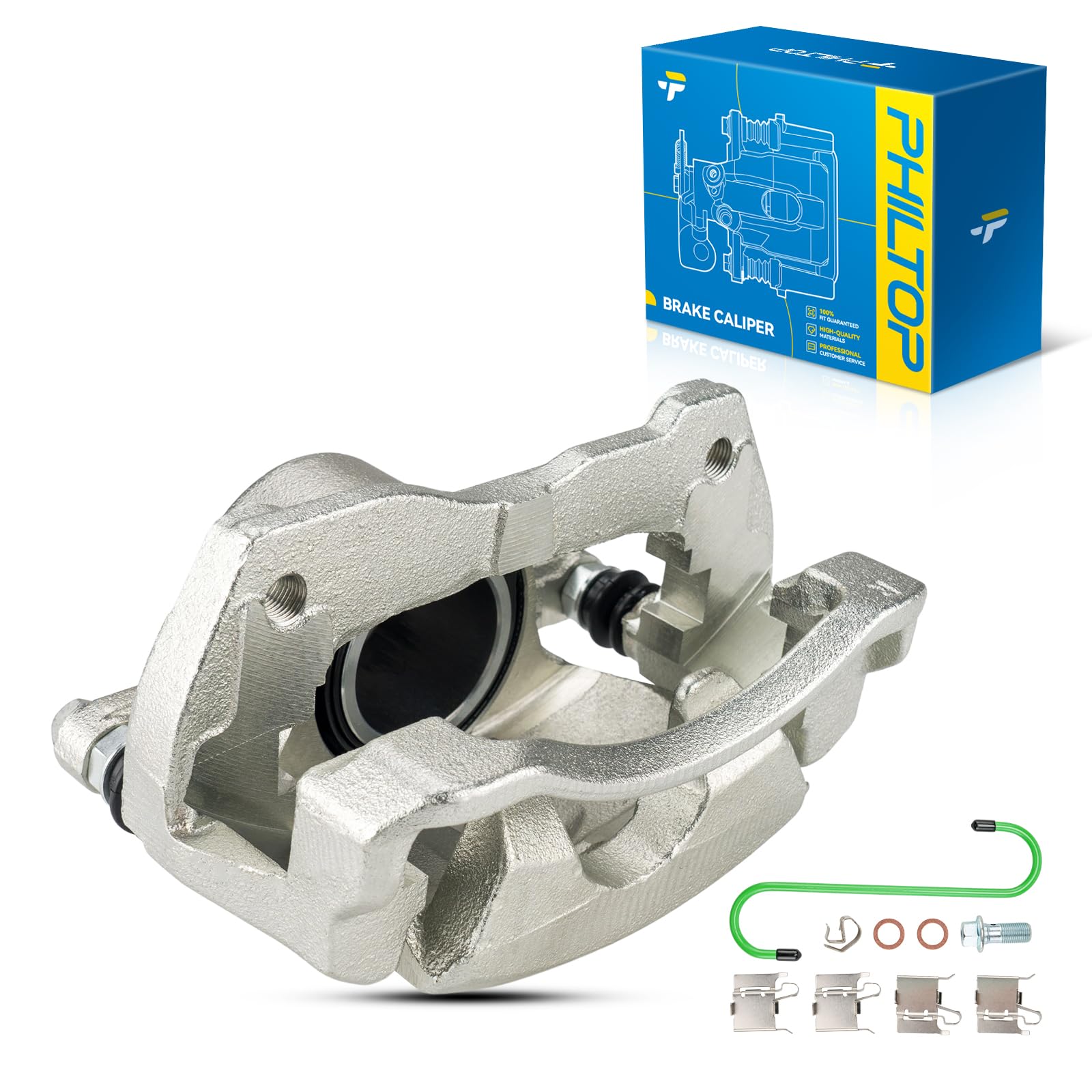 PHILTOP Front Left Caliper for 2010-2019 Corolla, 2009-2013 Matrix