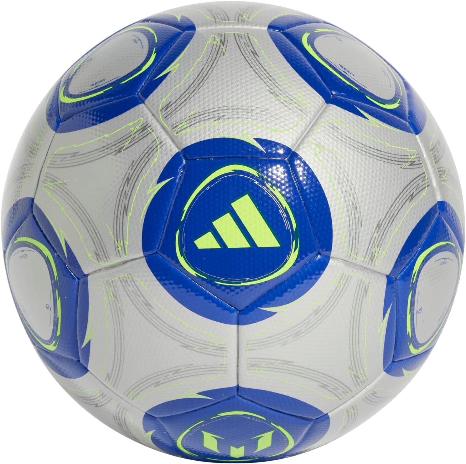 adidas Messi League Ball – Superficie sin costuras, vejiga de butilo, logotipo impreso de Messi, ideal para sesiones de entrenamiento y partidos