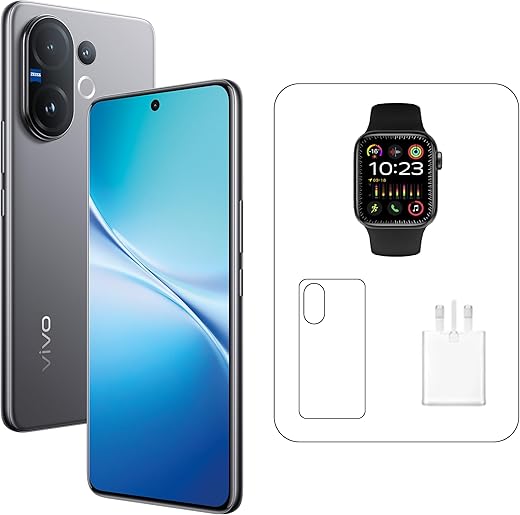 Vivo V60 5G - Mist Grey 12 + 256GB | 50MP ZEISS Camera | 3D curved 120Hz AMOLED Display |...