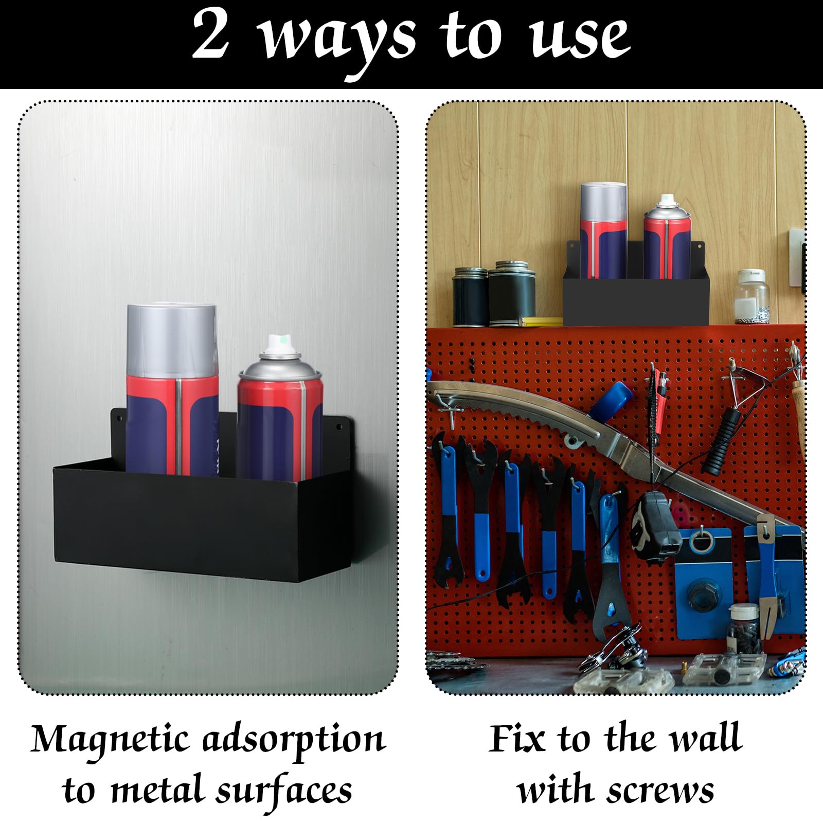 Amazon.com: Gisafai 4 Pcs Magnetic Aerosol Spray Can Holder Heavy