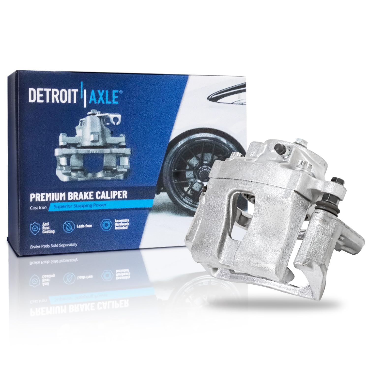 Detroit Axle - Front Left Brake Caliper for Hyundai 2015-2019 Sonata