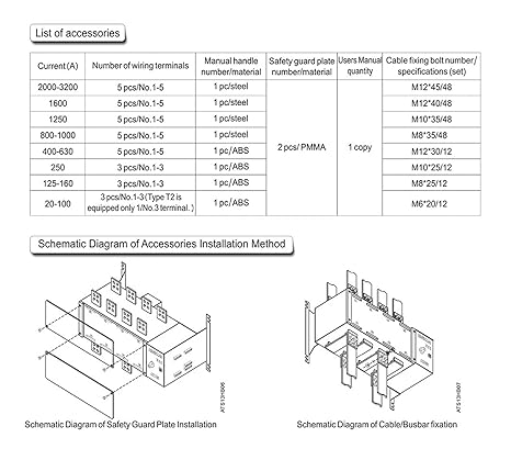 ATS Automatic Transfer Switch 4P 100A 160A 250A 300A AC220V Control Voltage Dual Power ATS Switch Generator Parts(250A 4P)