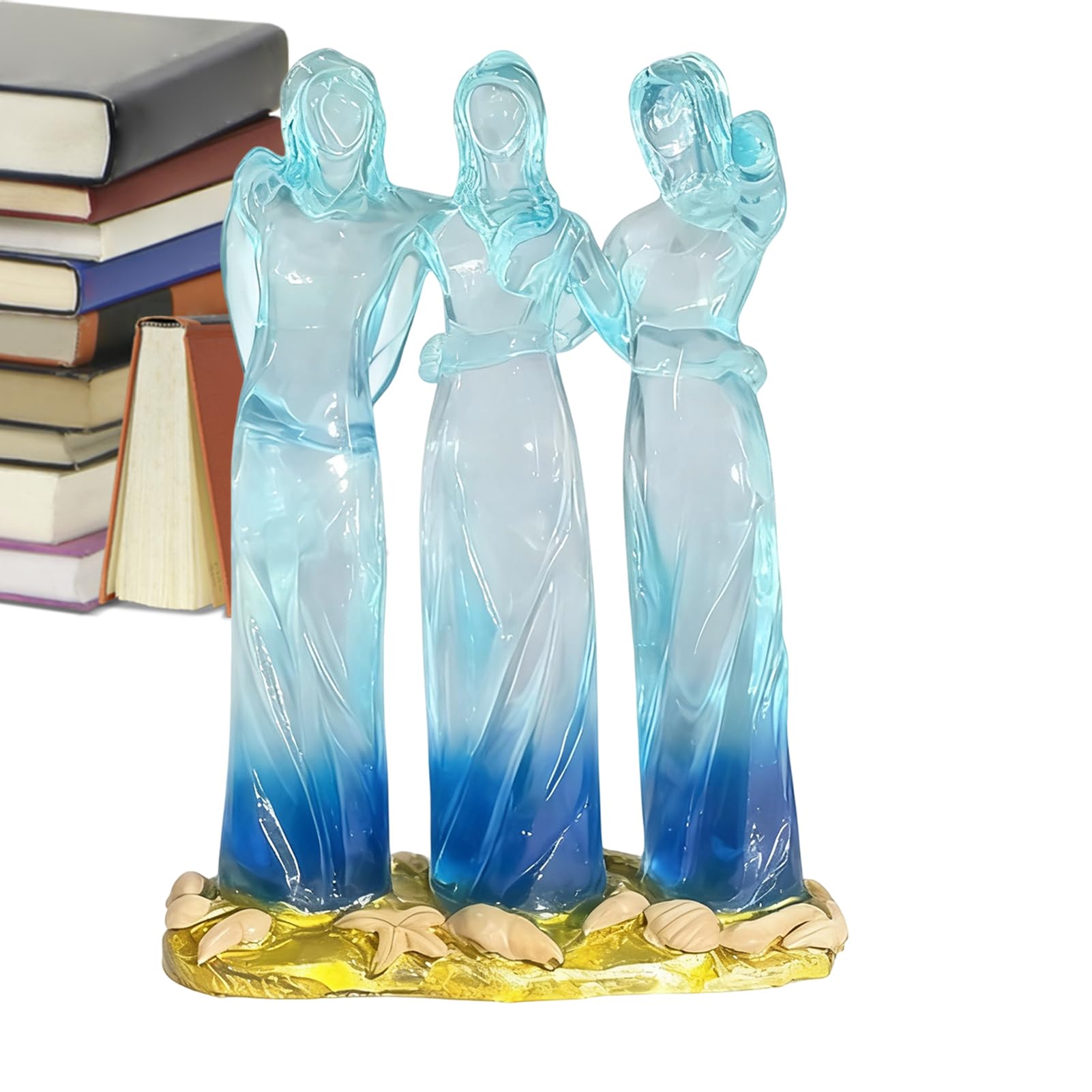 Cadeau pour femmes et meilleures amies : sculpture sculptée symbolisant un lien éternel