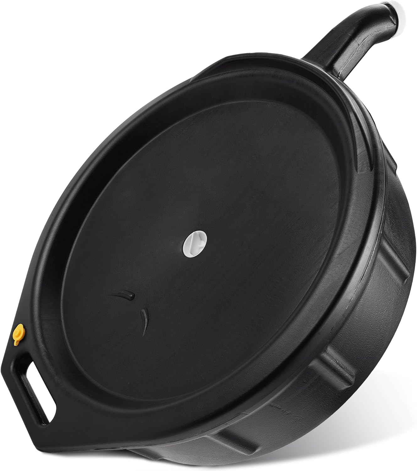 Oil Drain pan 15 Quart with Splash Guard and Handles, Oil Change Pan Universal Fit