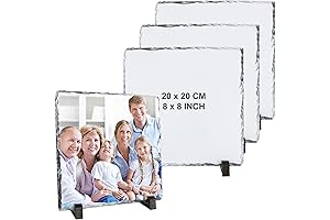 AKOLAFE Sublimation Slate Blanks for Custom Photo Gifts
