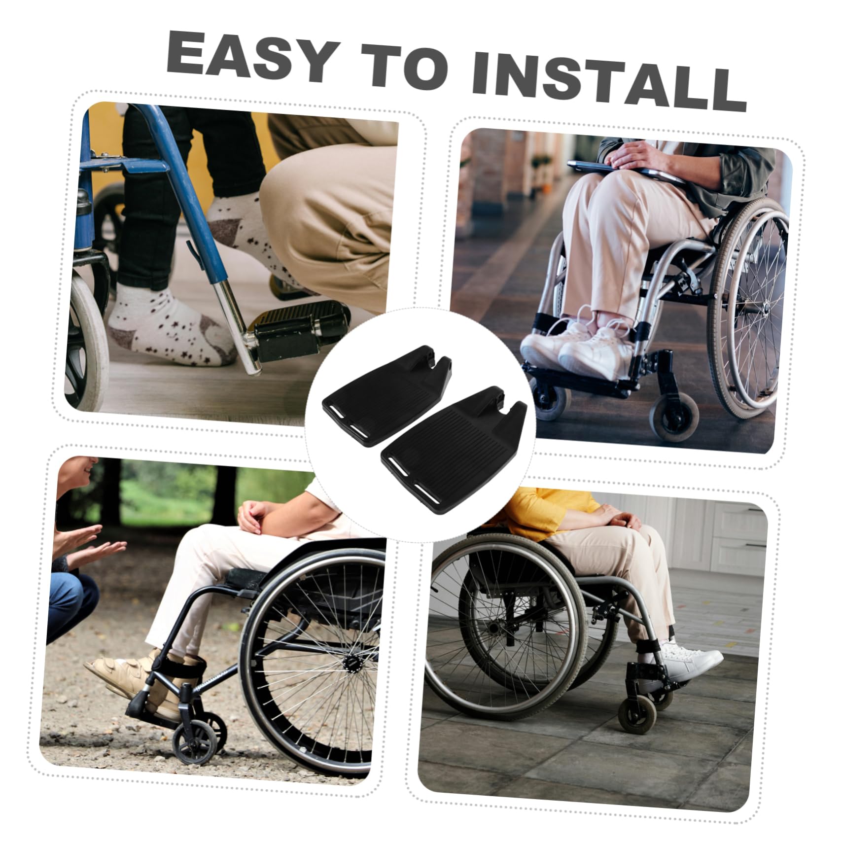 Beaupretty 10piezas Reposapiés Elevadores Para Sillas De Ruedas Accesorios Resistentes De Soporte Estable Para y