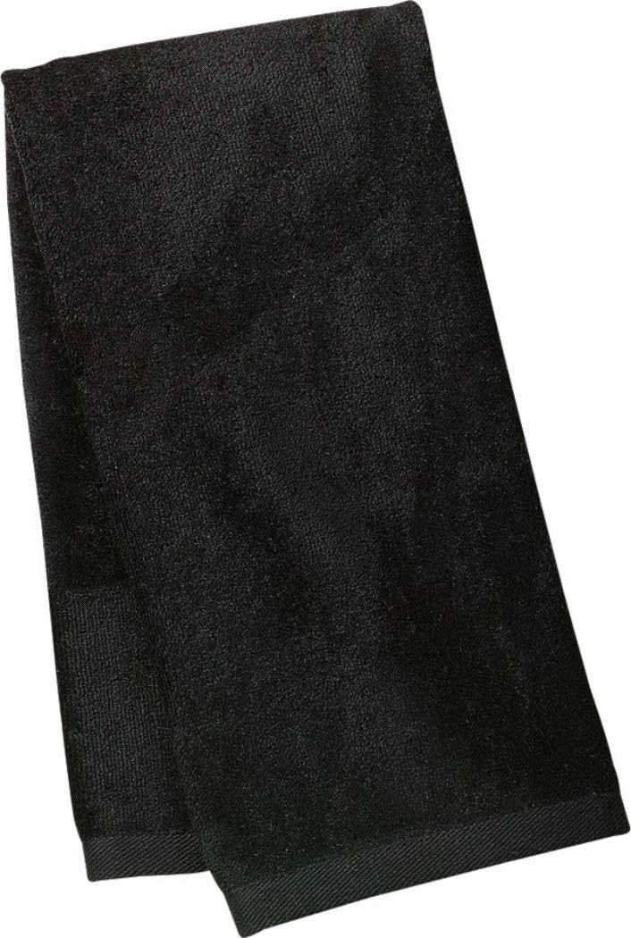 Port Authority Perfect Sport Towel, Black, One Size. TW52