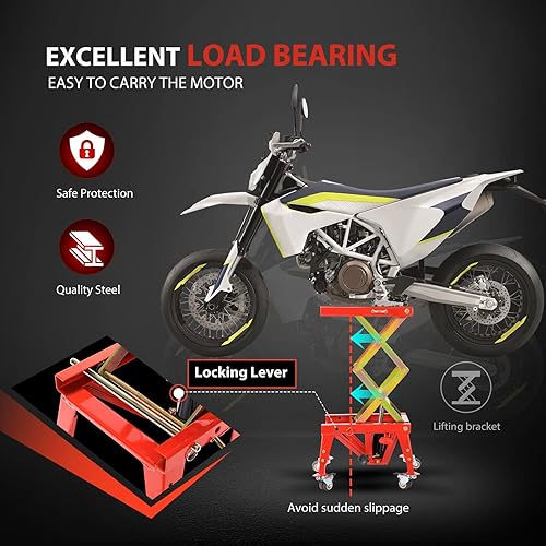 Miniatura 7 de VIVOHOME Gato eléctrico para automóvil de 5 toneladas 12 V, gato hidráulico 4 en 1 de piso de 6.1 a 20.9 pulgadas, rango de elevación con VIVOHOME