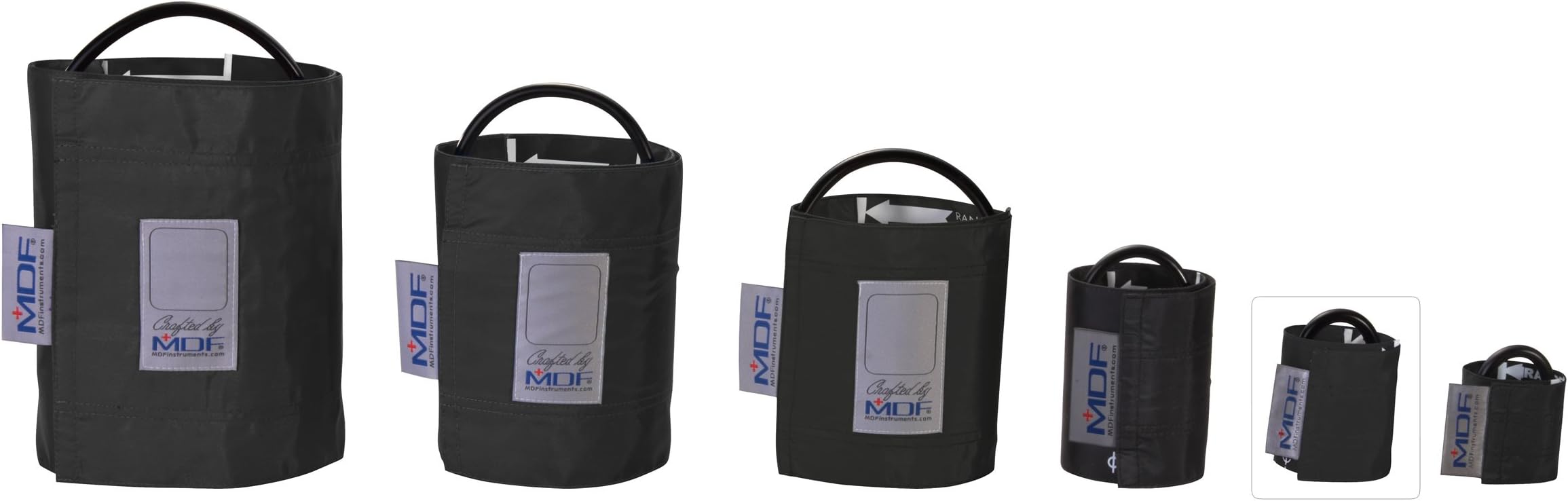 MDF Latex-Free Infant Replacement Blood Pressure Monitor Cuff - Single Tube (MDF2020411) (Black (NoirNoir))