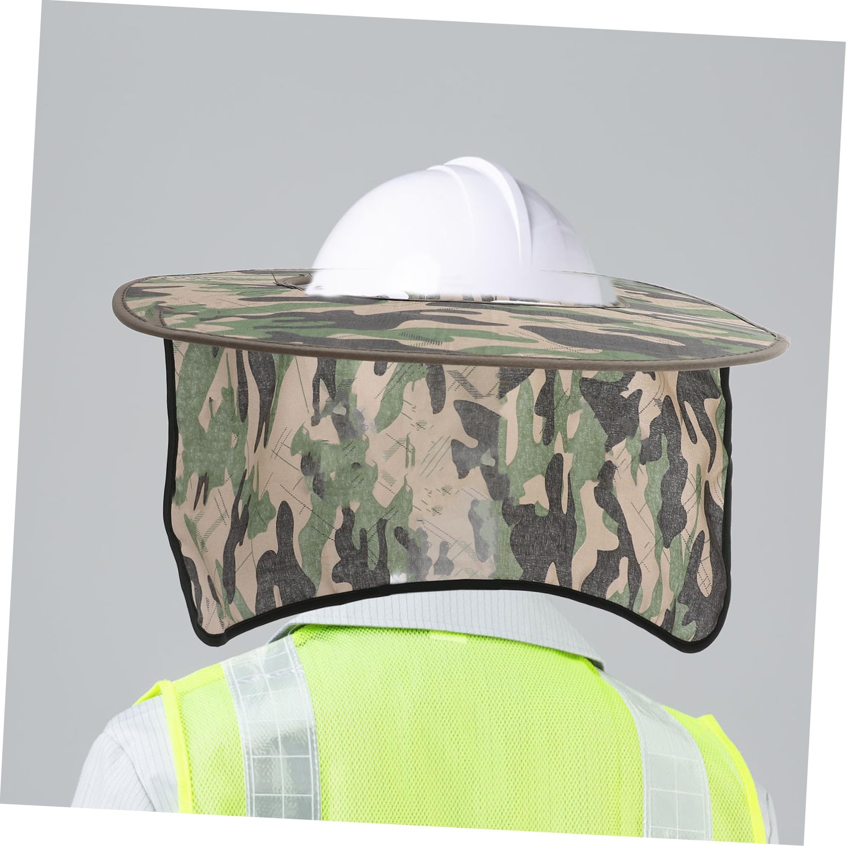GALPADA Sombrero de Seguridad con Solar para Casco de Construcción Protección UV Accesorio Transpirable y Reflectante para Actividades y Construcción