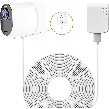 30ft Magnetic Power Cable & Adapter Only For Arlo Pro 3 Floodlight Charging Cord - Foto 10