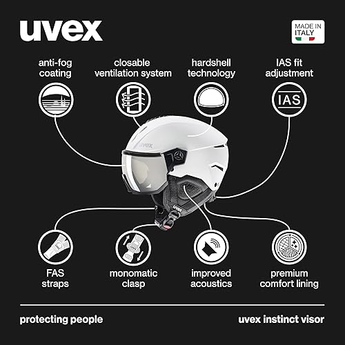 Miniatura 2 de uvex Instinct Visor - Adjustable ski & Snowboard Helmet with Integrated Visor for Women & Men