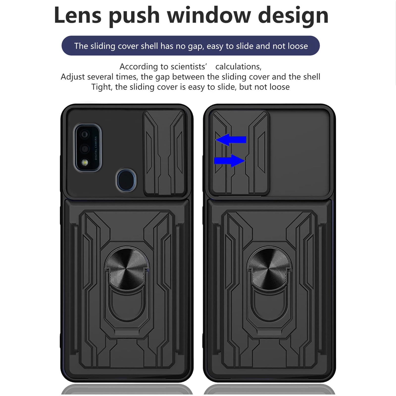 Cover ZTE Blade A51 + 3 Pellicole Vetro Temperato – Custodia Morbida TPU Antigraffio