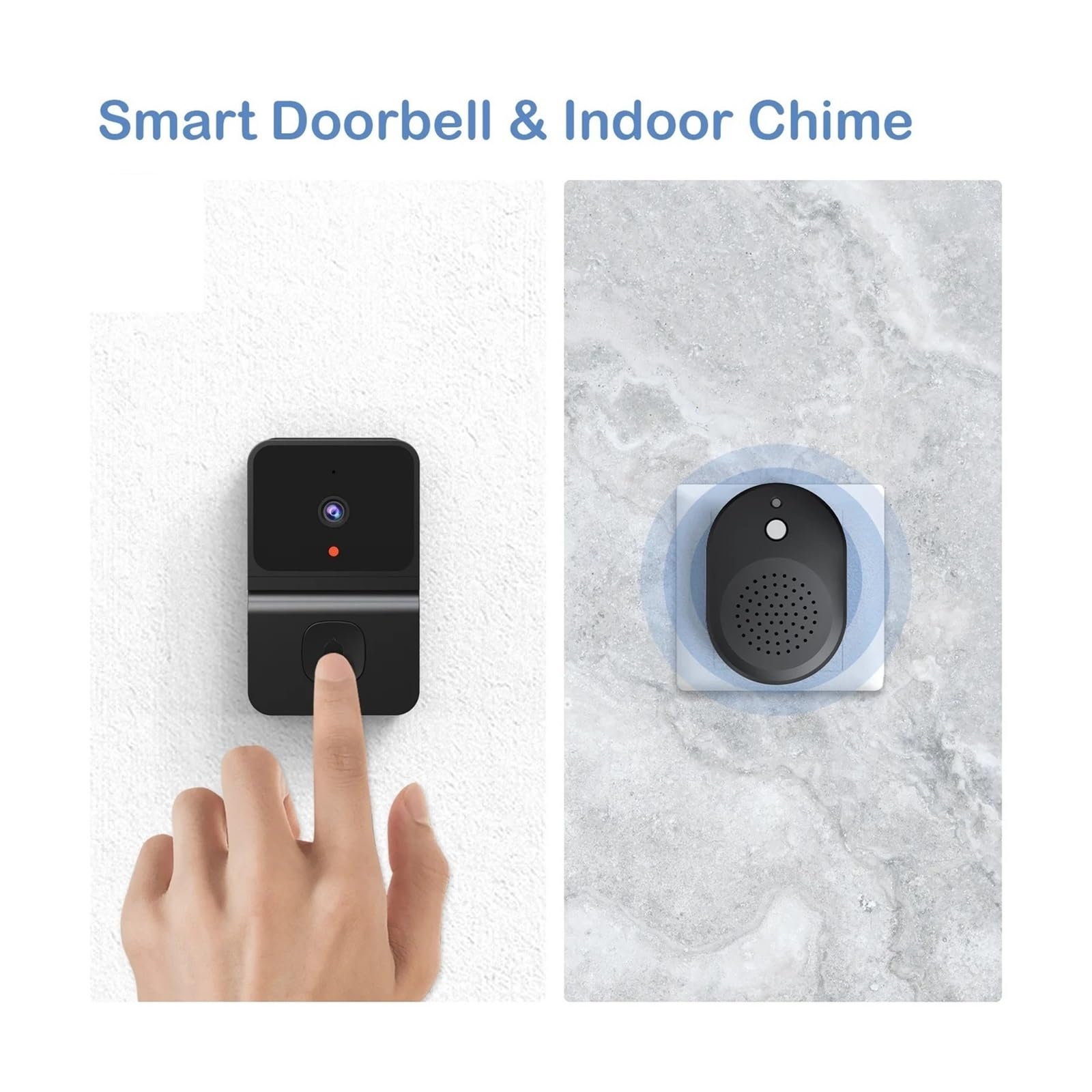 Caméra de Sonnette vidéo WiFi sans Fil