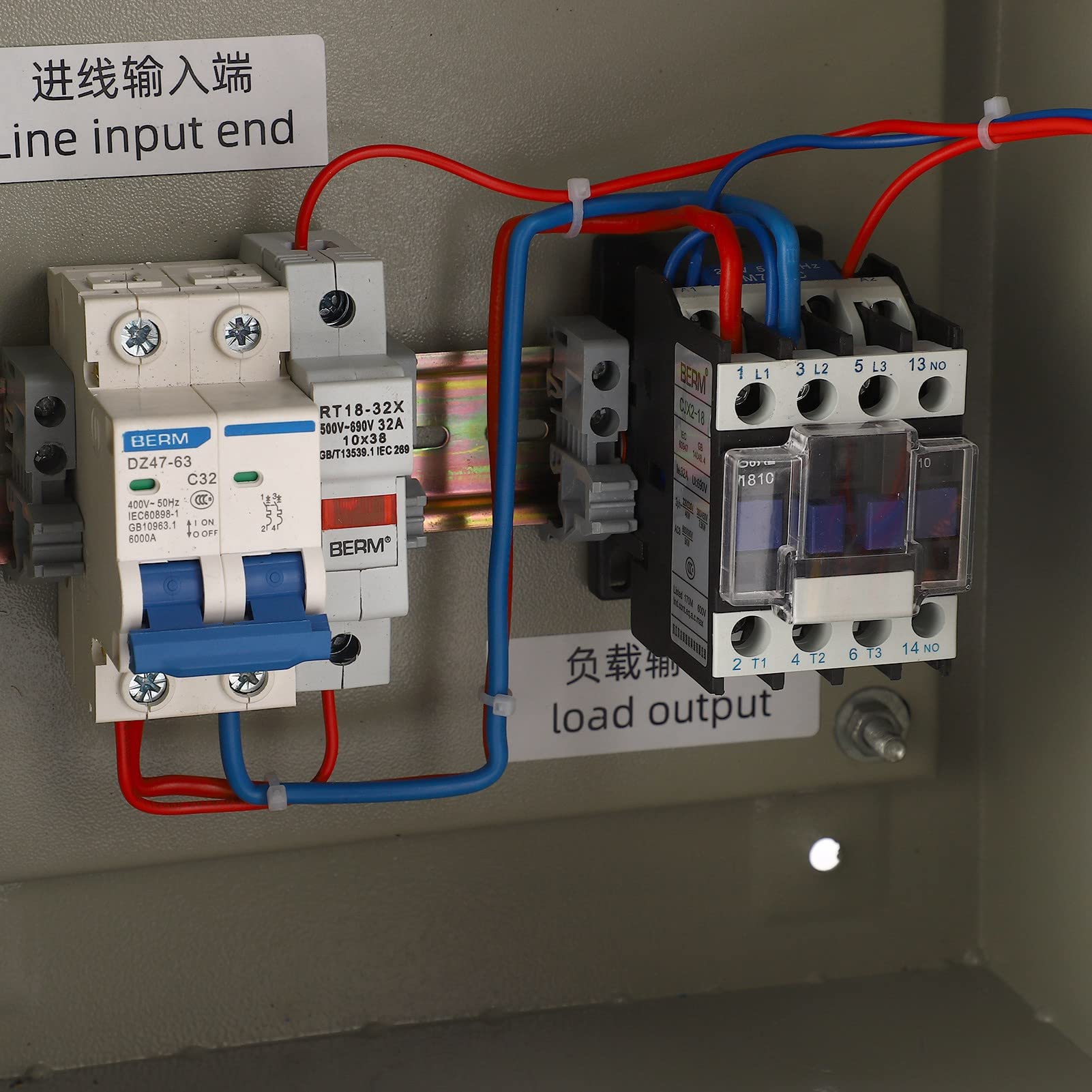 FTVOGUE Inteligentna Skrzynka Kontroli Temperatury PID Stal Nierdzewna ABS 3-fazowy Regulator Temperatury Termopary 4KW 220VAC 32 do 752 Fahrenheita do Grzejników Piekarniki Warsztaty