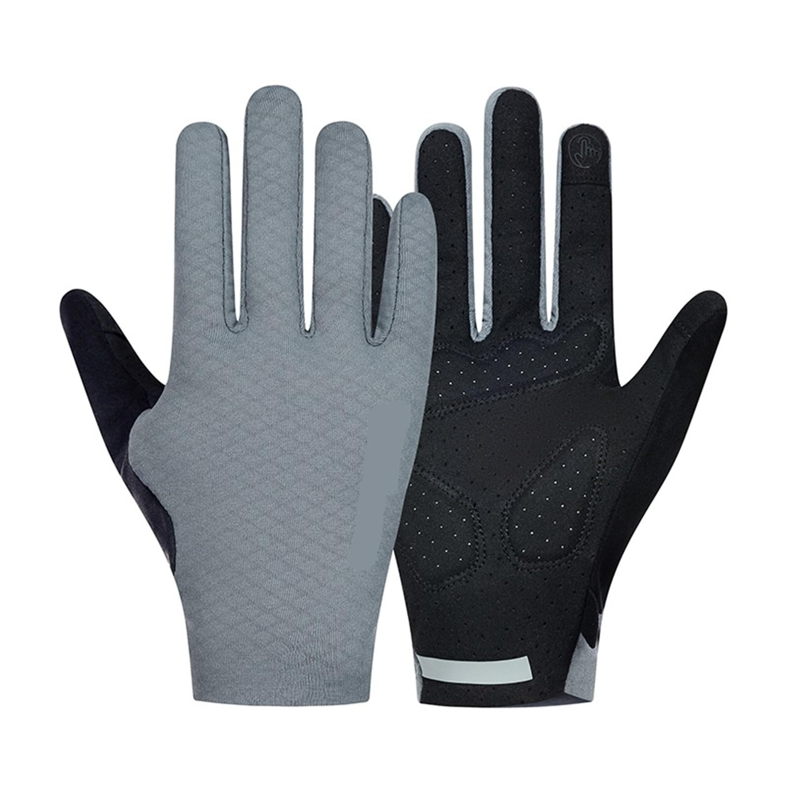 Generico Guanti da ciclismo invernali unisex a dita lunghe - Guanti caldi e leggeri for bici da strada e mountain bike