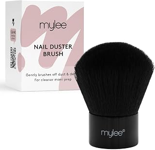 Mylee Dust Brush - Nail Dust Remover Powder Cleaner for Acrylic Nails and Nail Art - Comfortable and Easy to Handle Dust Brush - Portable, Accurate and Comfortable - Vegan and Animal Experimental Free
