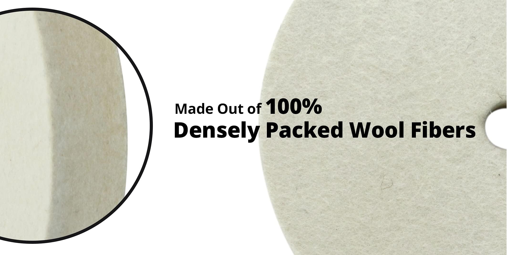 6" Felt Buffing Wheel - Bench Grinder Polishing -3