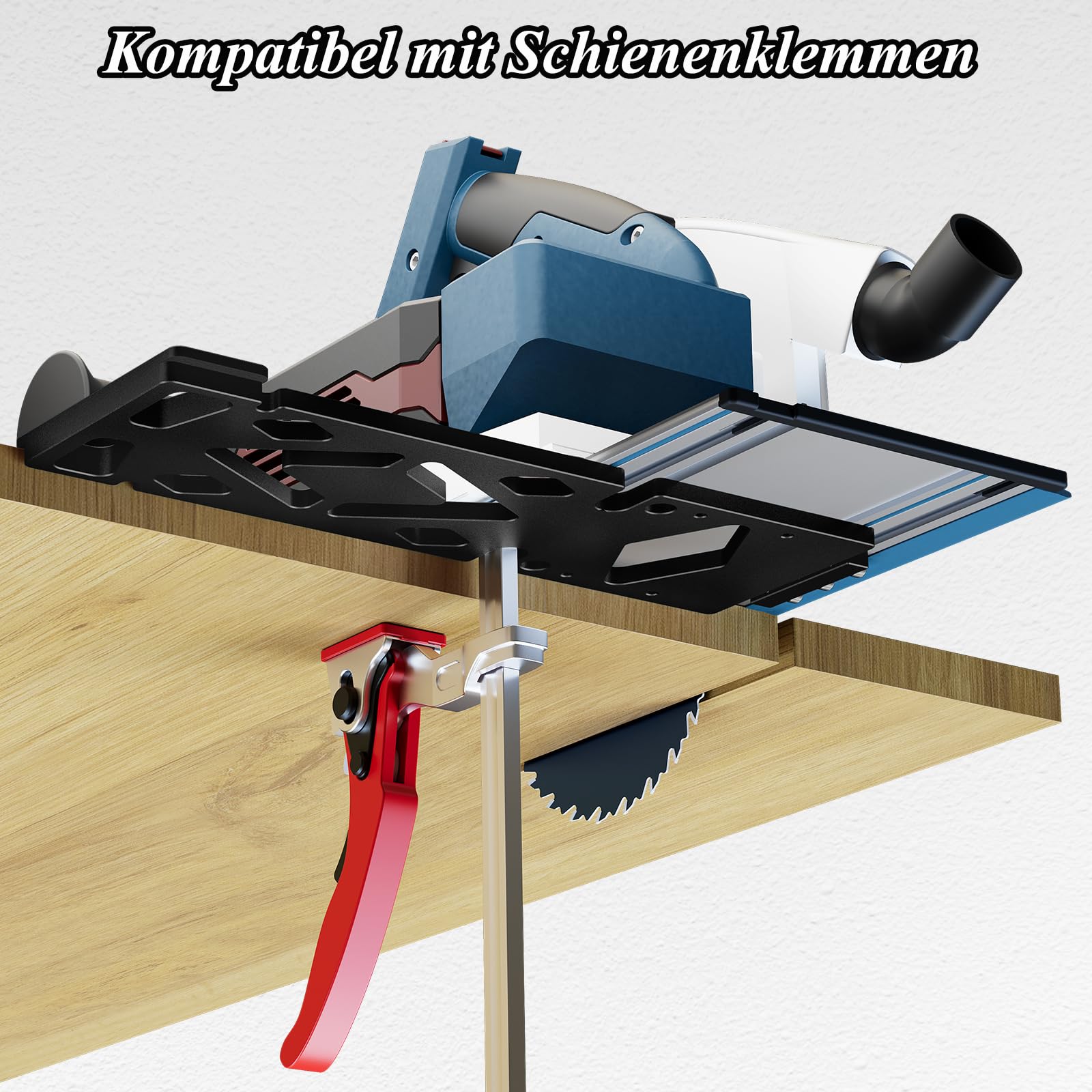 Butée d'angle fraisée CNC à 90° pour rail de guidage Bosch FSN - Butée d'angle précise pour les coupes verticales dans le travail du bois, compatible avec les systèmes Bosch FSN, idéale pour le