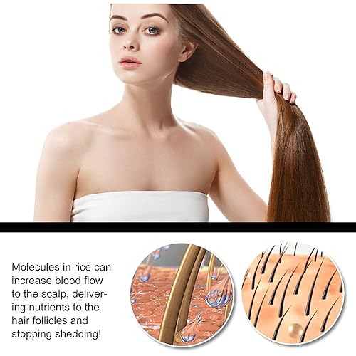 Miniatura 5 de Barra de champú, jabón de champú hecho a mano con agua de arroz, extracto de aloe vera e ingredientes naturales, tratamiento de pérdida de cabello,