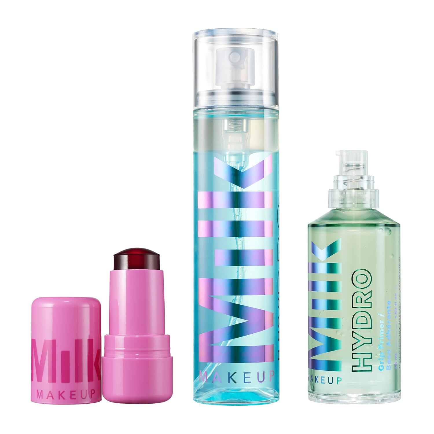 Milk Makeup Hydro Grip + Jelly Tint Bundle – Hydrating & Long-Lasting Makeup Essentials – Includes Primer, Tint, & Set Spray