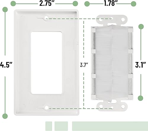 Miniatura 3 de Bates Choice - placa de pared de un solo cepillo