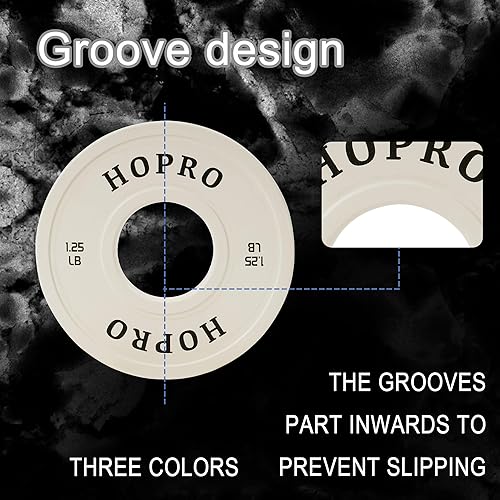 Miniatura 2 de Fitvids Placas olímpicas de 2 pulgadas, placas de peso perfectas para levantamiento de pesas y entrenamiento de fuerza, múltiples pesos disponibles