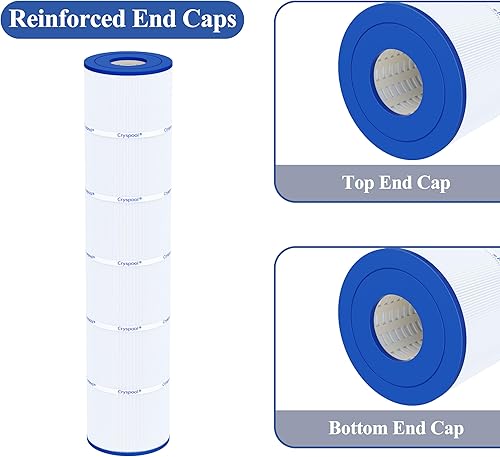 Miniatura 4 de Cryspool® 07113 Filtro compatible con CX1280RE, SwimClear C5025, C5030, C5000, PA131-PAK4, C-7494, C5020, FC-1227, Cartucho de filtro de piscina de